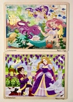 Mermaid Fantasea and Prince and Princess Board Puzzles