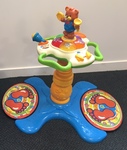 Vtech Sit to Stand Dancing Tower with microphone and stand