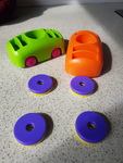 Bumper Car & Ring Magnet Set