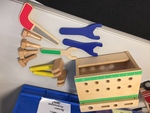 C1919: Melissa & Doug Hammer and Saw Tool Bench