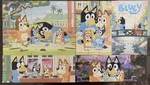 Bluey 5 Pack Wood Puzzles (Number on back of puzzle)
