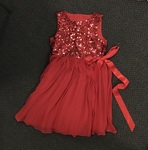 Red Sequin Dress