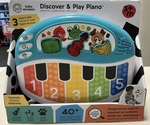 Baby Einstein Discover & Play Piano (English, Spanish, French, German)
