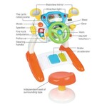 Gem Toys Baby Sensory Play Interactive Driving Simulation Fun Toys 36m+ (Different colour)