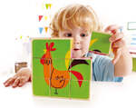P156: Hape Farm Animal Blocks Puzzle