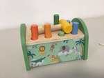 B2605: Wooden Jungle Pound Bench