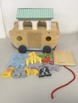 T2607: Wooden Animal Boat