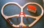 Brio Pretzel Shape Wooden Train Set