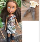 Upcycled Bratz Doll & Clothes