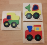 Discoveroo Chunky Vehicles Set of 3 Puzzles