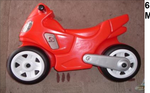 Red Two Wheel Motorbike