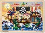 Wooden Pirate Tray Puzzle