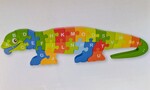 Blue Tongue Lizard Alphabet Puzzle
