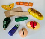 Wooden Food Cutting Set