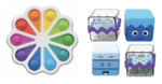 Sensory Fidget Cool Down Cubes & Dimpl Digits