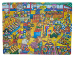 60 piece floor puzzle: Market Friends 
