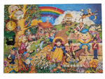 24 piece floor puzzle: Vintage Nursery Tales 