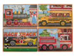 12 piece jigsaw puzzle pack: vehicles