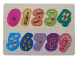 Peg puzzle: Numbers 0-9
