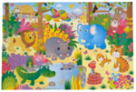 30 piece floor puzzle: Jungle theme 