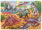 Peg puzzle: Dinosaurs