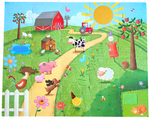 20 piece floor puzzle: Touch & feel farm puzzle