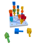 Stack-A-Peg pegboard