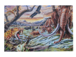 150 piece jigsaw puzzle: Animals of the Ice Age