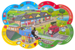 40 piece floor puzzle: Thomas & Friends First Look and Find Book & Giant Puzzle