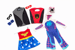 Superhero pack 2: Wonder Woman, Bam Pow  Superhero, Starshield Cape, Spidy girl