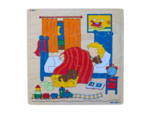 4-8-12-16 piece layered puzzle: A child's day 