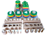 Sorting set: colour, shape, size & number