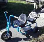 Blue Tandem Triang Trike
