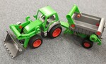 Wader Tractor with Front Loader & Tipper Trailer