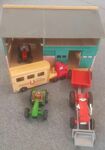 Farm Shed with Tractors