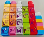 B81: Fisher-Price Little People Builders Stack 'n Learn Alphabet Blocks