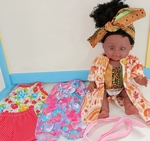 Ethnically diverse doll- baby girl