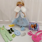 Lottie snow queen, beagle dog and bee set