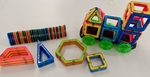 Magnetic tiles set with wheels set I