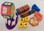 C44: Magnetic tiles set with spinning wheel