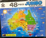 P126: Australia map Jumbo puzzle 48 pieces