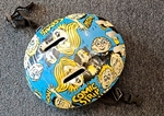 R60: Kid Lid helmet- blue with pictures