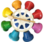 Round Bells with Container