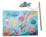 Magnetic Wooden Fishing Game Puzzle