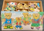 Teddy Bears Dress up Puzzle