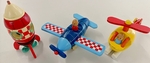 Janod Plane, Rocket & Helicopter Magnet Puzzle