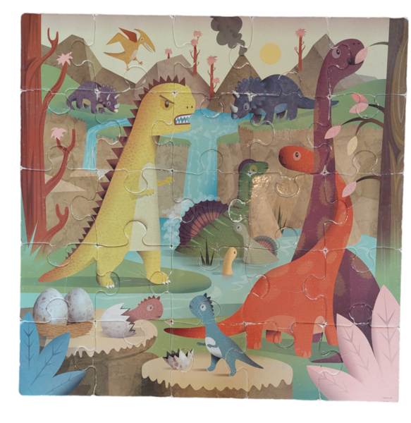 P43: Mudpuppy Dinosaurs Jumbo Puzzle