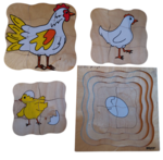 Wooden Chicken Puzzle