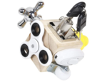 M39: Wooden Montessori Busy Block Activity Fidget Cube