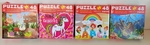 P171: Set of 4 puzzles (48 pieces each)